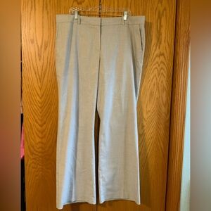 Ann Taylor Curvy Womens Tan Dress Pants